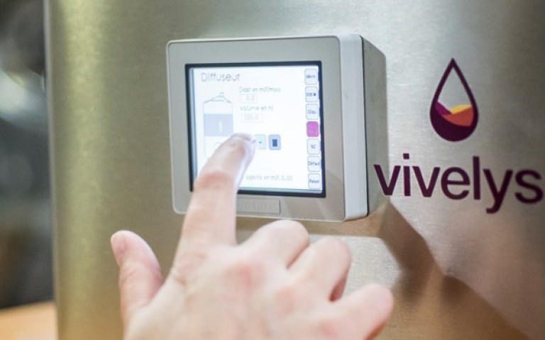 Visio S en utilisation main